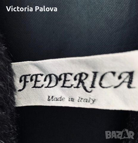 Луксозно палто FEDERICA Италия 70% babyalpaca, снимка 3 - Палта, манта - 39233977