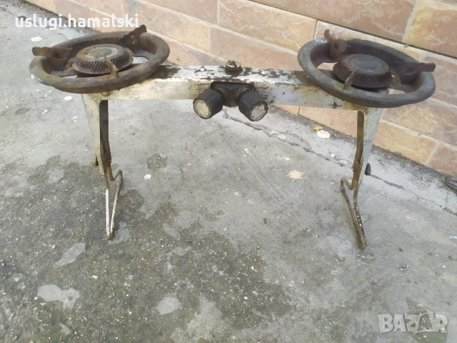 Полски двоен газов котлон, снимка 1