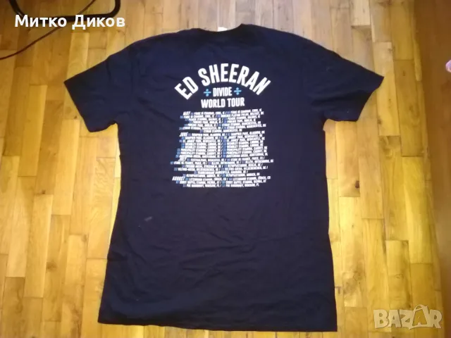 Ed Sheeran Divide World Tour маркова тениска Гилдан размер Л, снимка 8 - Тениски - 49498255