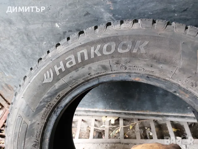 2бр.зимни гуми HANKOOK 215/65/16C 109T DOT 3223, снимка 4 - Гуми и джанти - 48650831