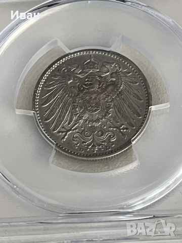 1 марка 1909г”D”- MS62 сребро, снимка 3 - Нумизматика и бонистика - 56394571