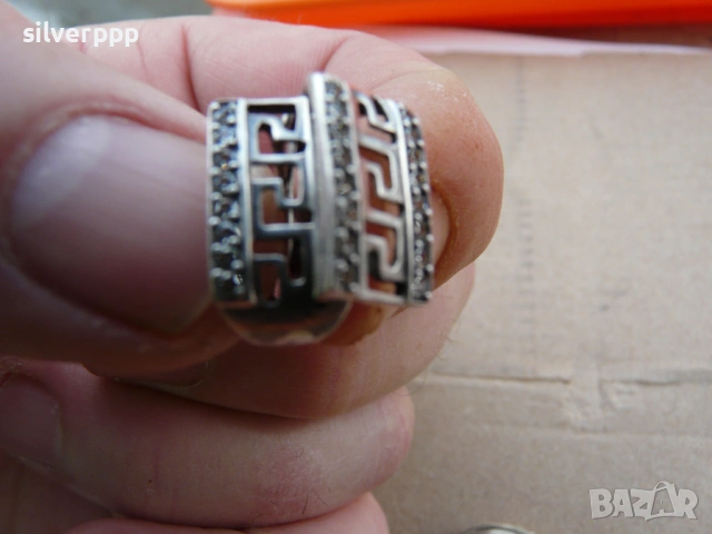  Сребърни обеци - 3 , снимка 2 - Обеци - 53044816