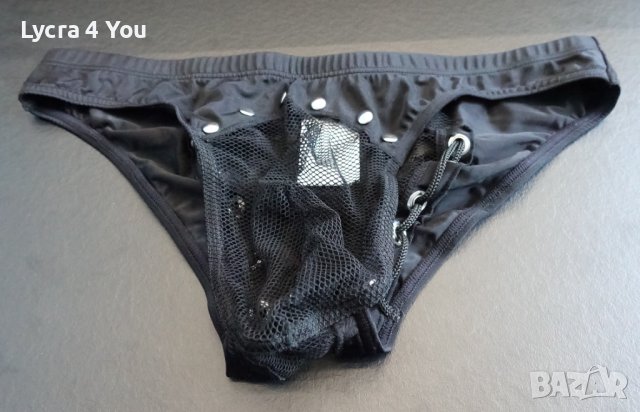 SvenJoiment underwear L луксозен мъжки слип с прозираща мрежа, снимка 4 - Бельо - 41984117