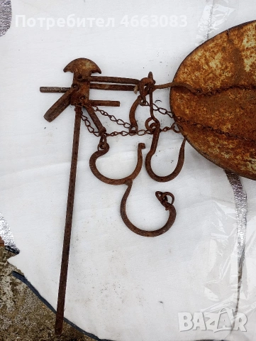 Стар кантар . Паланза., снимка 2 - Антикварни и старинни предмети - 53654536