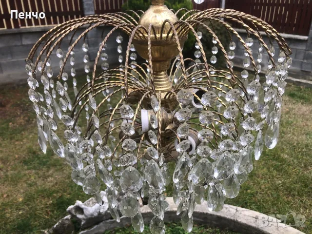 старинен кристален полилей , снимка 13 - Антикварни и старинни предмети - 48331665