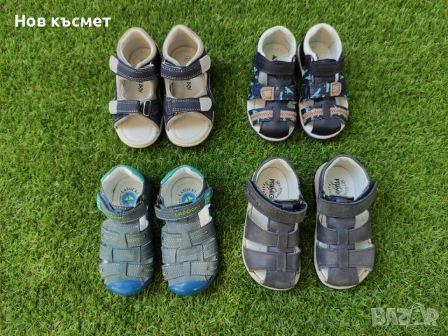 Лот детски сандали номер 21, 22, 23, естествена кожа 