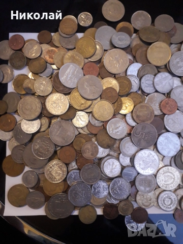 лот от 500 броя чужбински монети. НЯМА ЕВРОЦЕНТОВЕ!, снимка 2 - Нумизматика и бонистика - 52653456