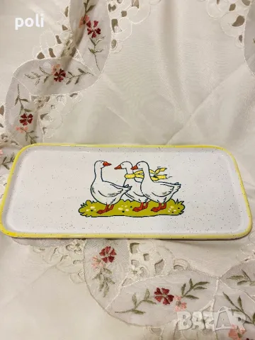 порцеланов поднос , снимка 1