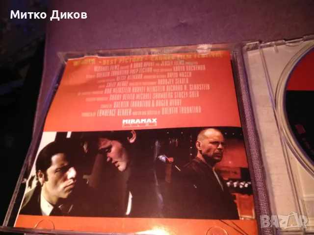 Dulp Fuction-music from the motion picture Quentin Tarantino film CD компакт диск отличeн, снимка 3 - CD дискове - 50302803