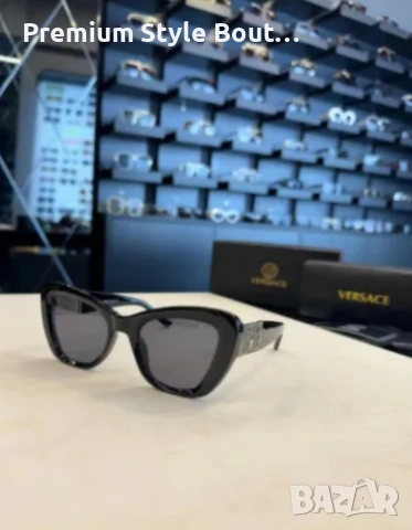 очила versace с черен обикновен калъф и ув защита , снимка 2 - Слънчеви и диоптрични очила - 53695603