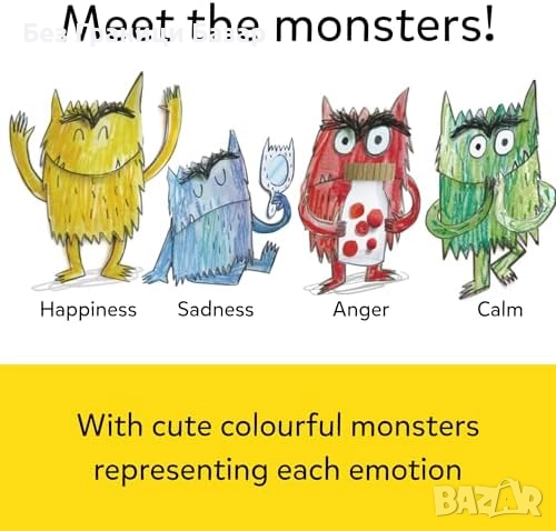 Нов Образователен комплект за емоции с 10 активности за деца 3+ години, снимка 2 - Образователни игри - 51587323