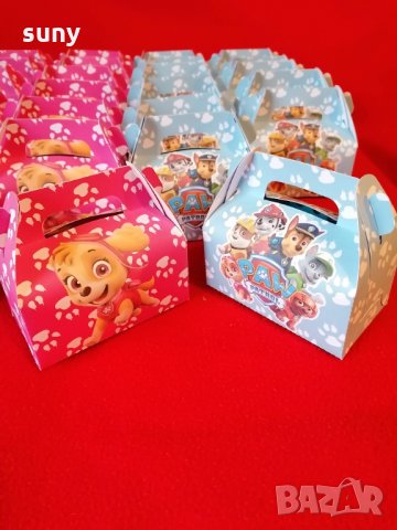 Кутийки за лакомства и подаръчета Пес патрул, снимка 6 - Други - 35913727