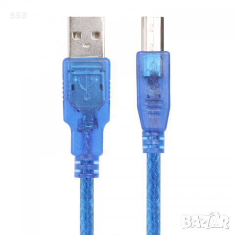 Кабел USB 2.0 AM / BM - 1,80 метра за принтер скенер и други - 0959-CU201-TL, снимка 3 - Кабели и адаптери - 36116767