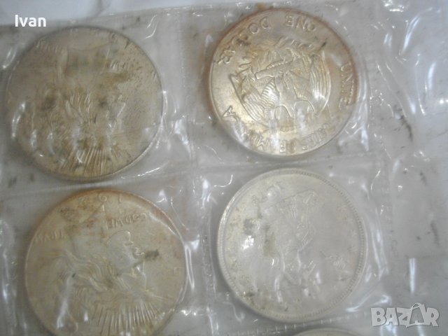 Лот 13 броя Американски 1 Долар-Реплика-Различни, снимка 16 - Нумизматика и бонистика - 44177282