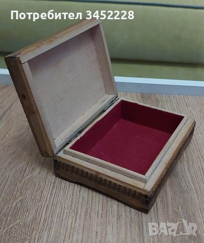 кутийка дървена пирографирана за ценители , снимка 3 - Декорация за дома - 52914878