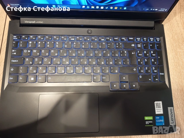 Лаптоп Lenovo Ideapad gaming 3, снимка 2 - Лаптопи за игри - 53565505
