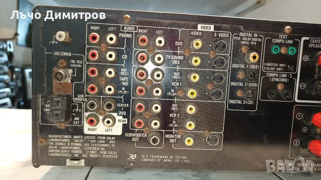 JVC    RX-888RBK, снимка 9 - Ресийвъри, усилватели, смесителни пултове - 55874329