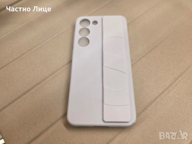 Силиконов калъф Samsung Silicone Grip Case за Galaxy S23, Бял, снимка 2 - Калъфи, кейсове - 52395305