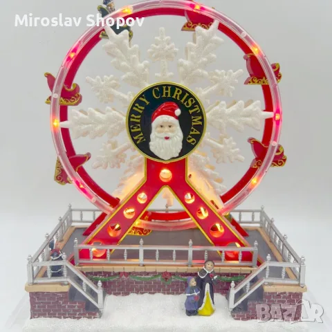 Коледно Виенско колело с музика и Led светлини, снимка 3 - Декорация за дома - 56330778