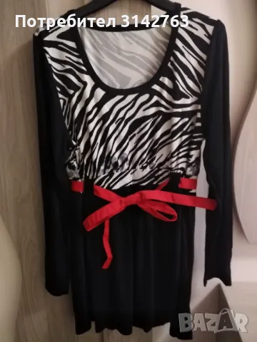 Туника от меко трико(памук, еластан). 