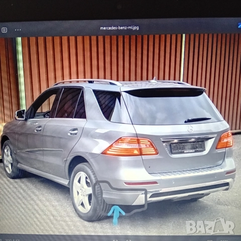 Лайстна за задна броня Mercedes Ml w166 (11-15г.) Amg L+R
