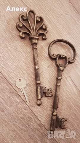 Масивен чугунен ключ–20см, снимка 2 - Антикварни и старинни предмети - 27265742