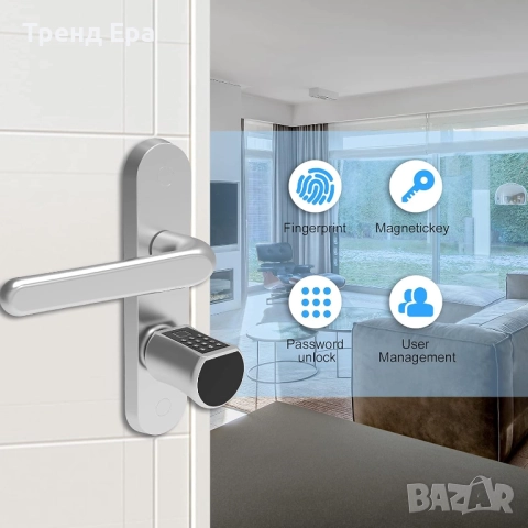 Smart ключалка за врата с PIN код, снимка 7 - Други - 51982306