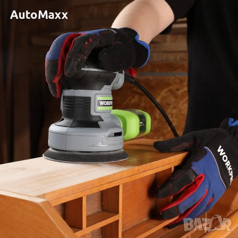 WORKPRO 5-инчова орбитална шлайфмашина, 6 променливи скорости  , снимка 8 - Бормашини - 51647052
