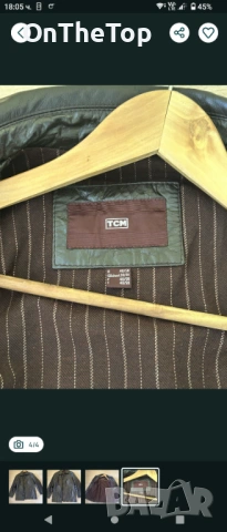 Мъжко кожено яке TCM, снимка 3 - Якета - 53737905