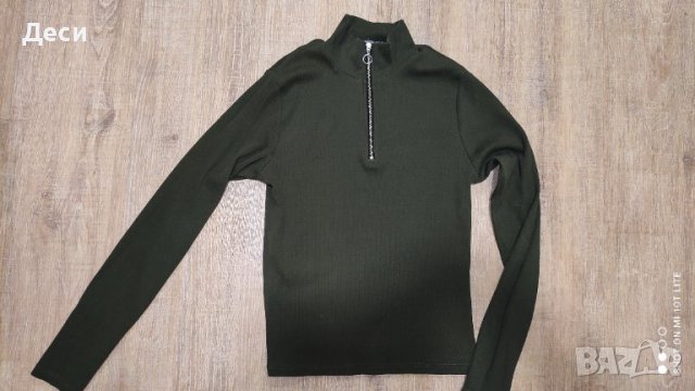 блузка с цип, снимка 5 - Блузи с дълъг ръкав и пуловери - 39965325