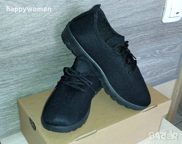 Нови леки гъвкави еластични маратонки с връзки 10лв, снимка 1