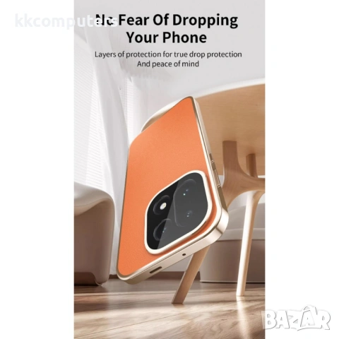 Магнитен калъф с закалено стъкло и кожен гръб за OnePlus 15 5G, снимка 7 - Калъфи, кейсове - 53703360