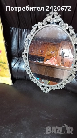 Старо огледало барок, снимка 3 - Други ценни предмети - 52225585