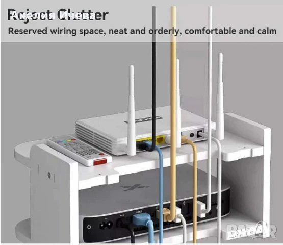 Стенна поставка, органайзер, снимка 6 - Други стоки за дома - 50572835