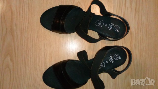 FLEX by GEMO - Кожени дамски сандали, снимка 3 - Сандали - 41591751