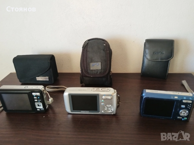 Камери PENTAX Optio M60,PENTAX Optio W10,PENTAX Optio E85 Japan, снимка 2 - Фотоапарати - 48929210