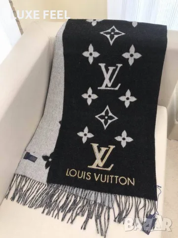Hermes ✨ Louis Vuitton ✨Кашмир ✨ Дамски Шалове , снимка 5 - Шалове - 56242247