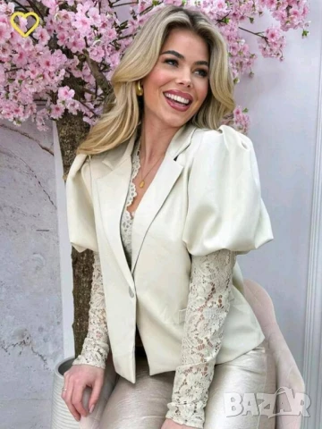 сако с плетени ръкави , снимка 3 - Сака - 51174042