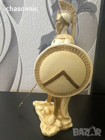 Статуетка Леонид Спарта 300 от алабастър – символ на храбростта / фигура , снимка 5 - Колекции - 49976130