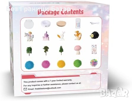 Нов Светещ терариум с еднорог – творчески комплект за момичета Играчка, снимка 8 - Образователни игри - 52080979