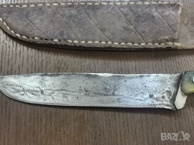 Стар ловен нож, снимка 3 - Антикварни и старинни предмети - 40509723
