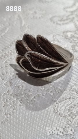 Красив сребърен пръстен 925 проба , снимка 2 - Пръстени - 44297607