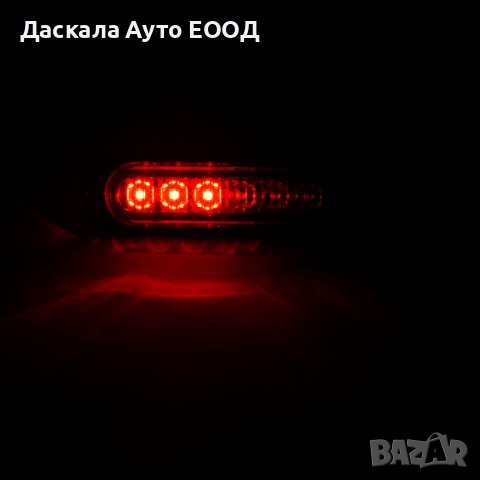 1 бр. блиц мигащи габарити ЛЕД LED Пътна помощ червена светлина 12-24V, снимка 5 - Аксесоари и консумативи - 42490351
