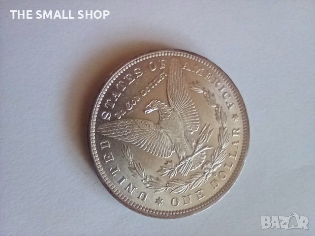 1 долар 1884 AU САЩ сребро, снимка 2 - Нумизматика и бонистика - 44648143