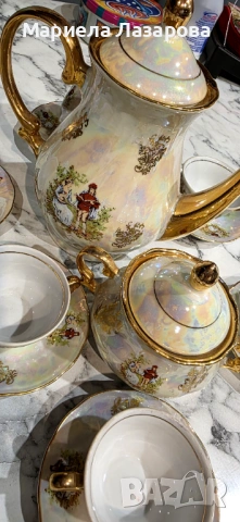 Винтидж порцеланов комплект, снимка 2 - Антикварни и старинни предмети - 53734894