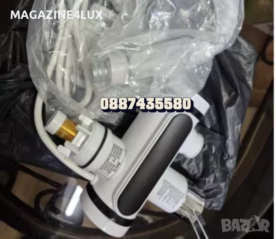 Смесител за вода с нагревател за мигновено загряване 3000W, снимка 4 - Други - 51244239