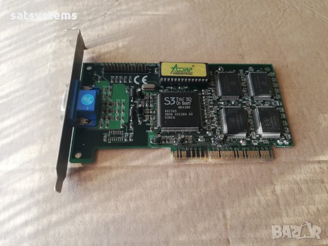 Видео карта Acorp S3 Trio3D ST-365A rev2.11 4MB AGP, снимка 5 - Видеокарти - 33854602
