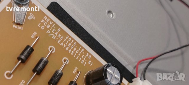 POWER LGP49DJ-17U1,EAX67189201(1.6),EAY64511101, LG 49UK6200PLA дисплей HC490DGG-SLTLC-A19X, снимка 4 - Части и Платки - 39733895