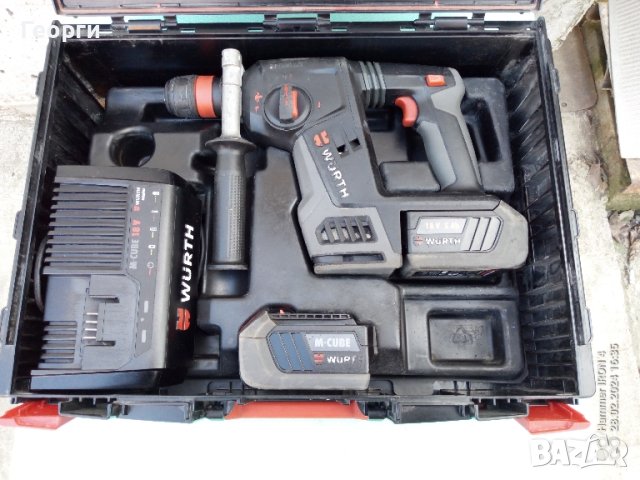 WURTH 18V M-CUBE Brushless Перфоратор/Къртач , снимка 3 - Перфоратори - 44514629