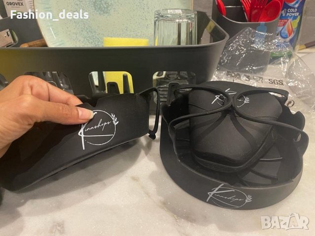 Нови 2 броя Силиконови подложки за въздушен фритюрник Многократна употреба 1-4.5л Air Fryer , снимка 8 - Други стоки за дома - 41931195